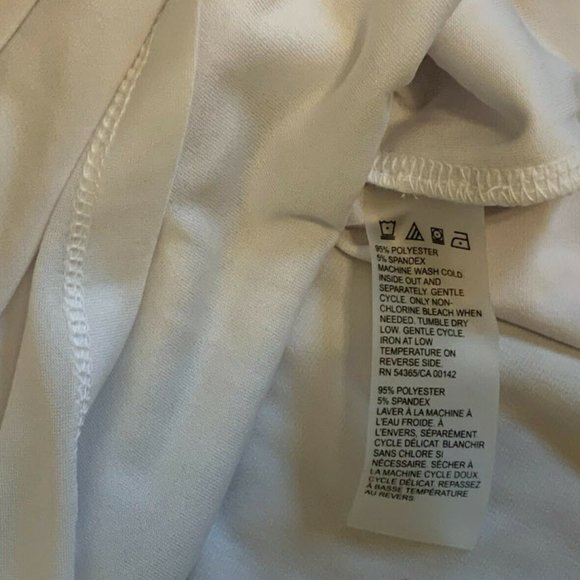 🎉HP🎉Allison Daley Women Blue & White Shirt SZ PM/M Scoop Neckline 3/4 Sleeve - Picture 9 of 11